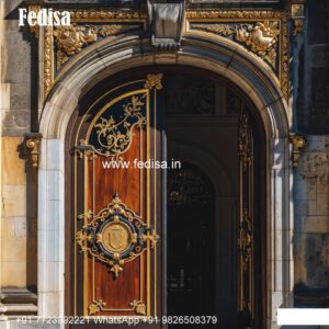 Double Door Classic Style Main Door Sliding Design No-8081