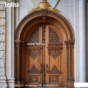 Mahogany Classic Doors Bedroom Flush Door Design No-8138