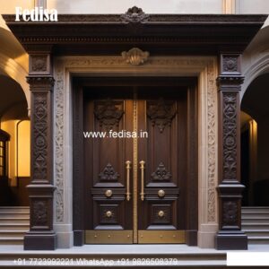 Glass Panel Classic Door Door New Design 2026 No-8166