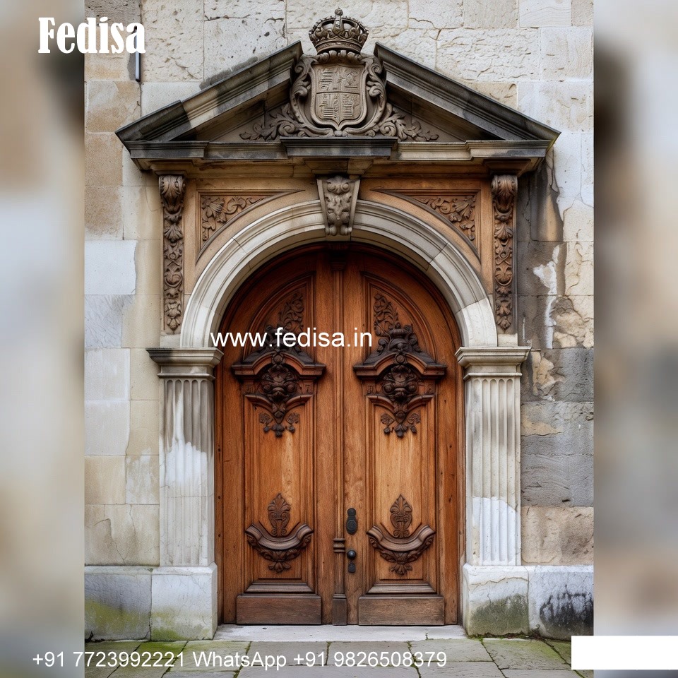 Front Entrance Classic Door Pooja Room Door Design No-8191