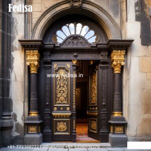 Luxury Classic Entrance Door Designs India Flush Door Design No-8198