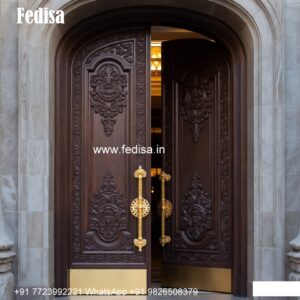 European Classic Door Teak Wood Door Design No-8224