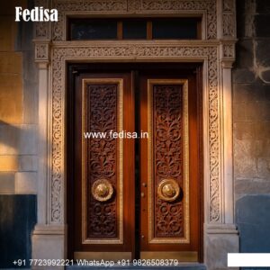 French Classic Doors Pooja Door Design No-8229