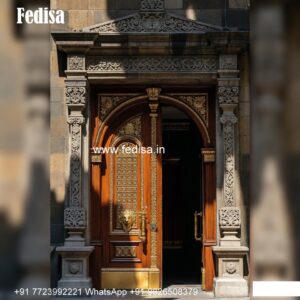 Front Entrance Classic Door Chokhat Design No-8232