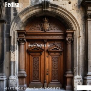 Antique Door Style Toilet Door Design No-8254