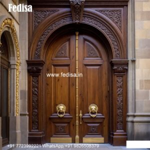 Engraved Wooden Door Door Color Design No-8288