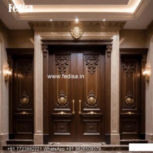 Traditional Carved Wooden Front Door Ideas Office Door Design No-8320