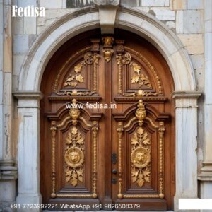 Luxury Classic Entrance Door Designs India Double Door Design 2025 No-8321