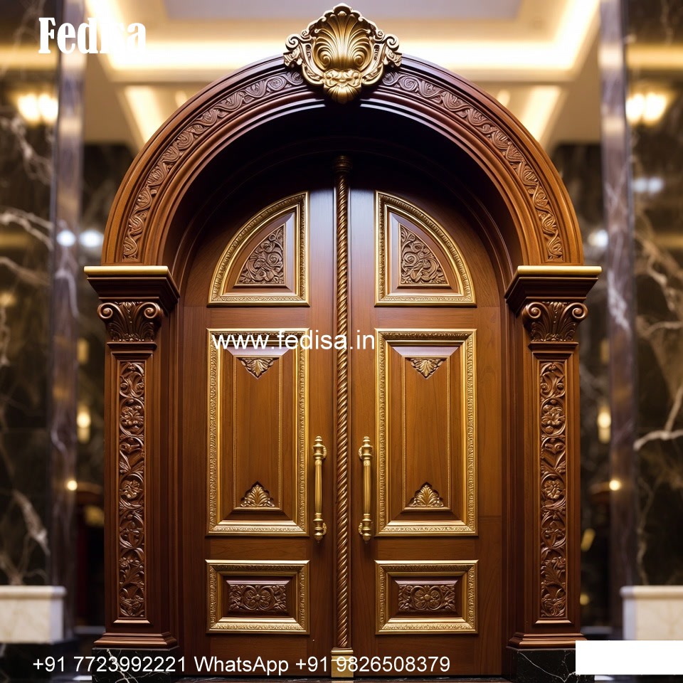 Antique Door Style Arch Door Design No-8336