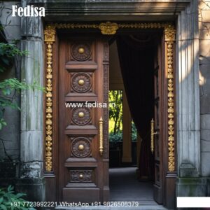 Hardwood Traditional Doors Entry Door Design No-8346