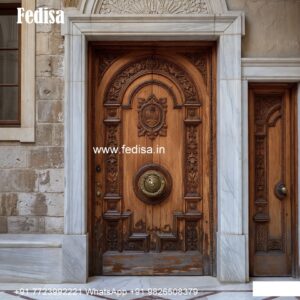 Elegant Door Design Sagwan Double Door Design No-8376