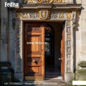 Engraved Wooden Door Mdf Door Design No-8411