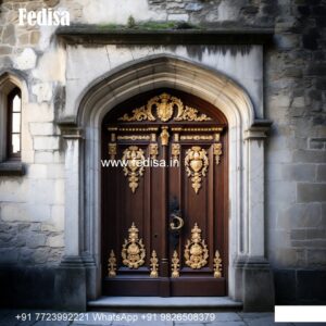 Classic Front Door Ideas Wall Door Design No-8416