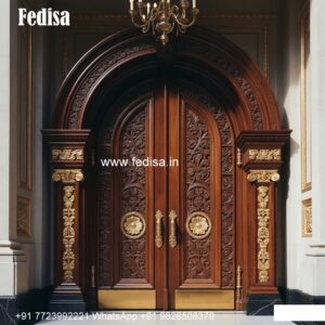 Hardwood Traditional Doors Membrane Door Design No-8428