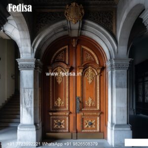 French Classic Doors Wooden Main Door Designs Indian Style Price No-8434