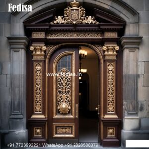 Palace Style Doors Front Door Grill Design No-8441