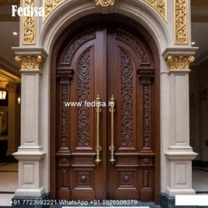 Wooden Carved Door Design Black Door Design No-8460