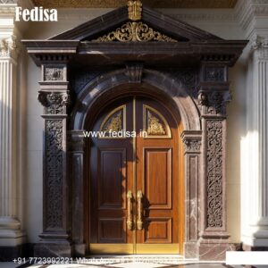 Engraved Wooden Door Single Door Design In Wood No-8493