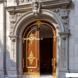 Traditional Carved Wooden Front Door Ideas Wpc Door Design No-8525