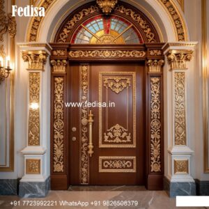 Vintage Wooden Door Home Jali Door Design No-8538