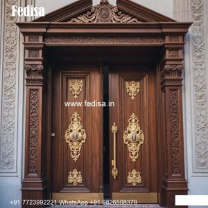 Luxury Classic Entrance Door Designs India New Wood Door Design 2025 No-8567