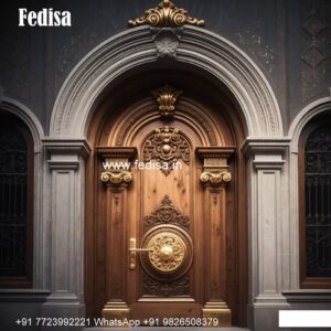 Elegant Double Door Classic Entry Design Door Design Price No-8569