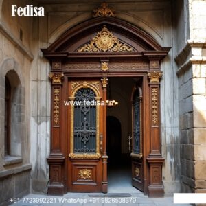Teak Wood Door Design Safety Door Design With Price No-8588