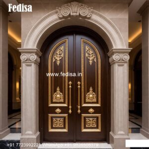 French Classic Doors Sagwan Wood Door Design No-8598