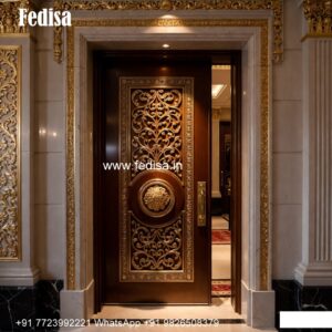 Teak Wood Door Design Cnc Cutting Door Design No-8629