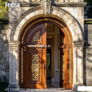 Rustic Classic Door Door Frame Design For Home No-8637