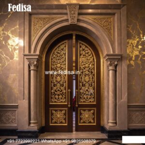 French Classic Doors Single Door Gate Design No-8639