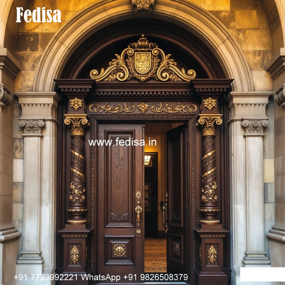 Italian Style Wooden Doors Darwaja Dijain No-8640