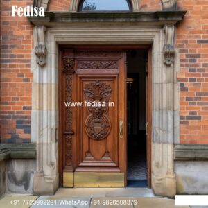 Classic Wooden Main Door Design For Home Iron Door Design Catalog No-8647