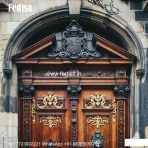 Vintage Wooden Door Designs For Houses Steel Double Door Design No-8650