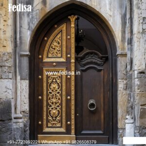 Handcrafted Wooden Door House Door Design Wood No-8673