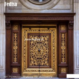 Elegant Door Design Iron Double Door Design For House No-8704