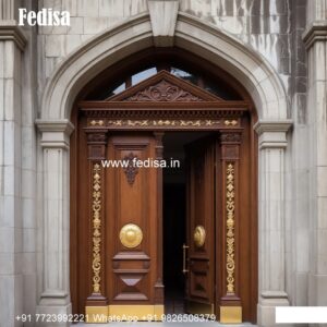 Arch Top Wooden Door Aldrop Design No-8738