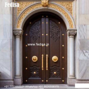 Bungalow Classic Door Design Double Door Safety Door Design No-8768