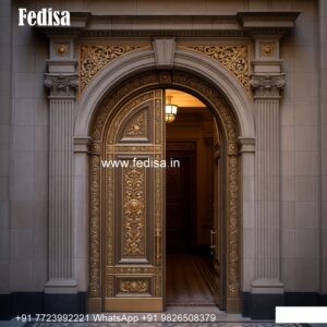 Decorative Wooden Doors Welding Door Design No-8776