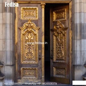 Hardwood Traditional Doors Balcony Glass Door Design No-8797