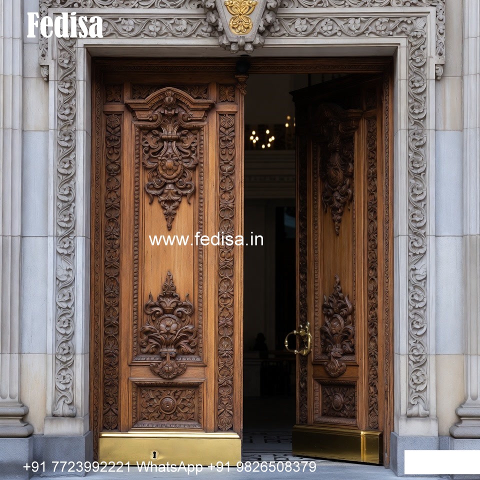 Home Entry Wooden Door Modern Bathroom Door Design No-8848