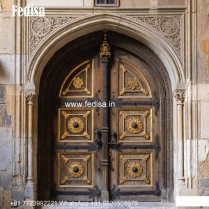 Royal Entrance Door Front Single Door Designs For Indian Homes No-8871