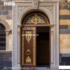 Decorative Wooden Doors Peacock Door Design No-8899