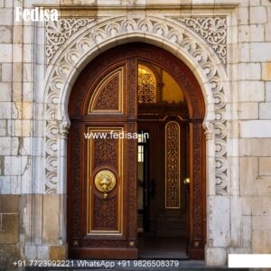 Solid Wood Classic Door Aluminum Door Design For Home No-8915