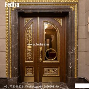 European Classic Door Wooden Safety Door Design For Home No-8921