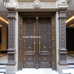 French Classic Doors Modern Pooja Room Door Design No-8926