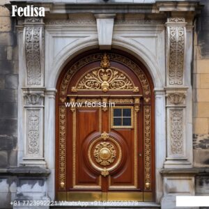 Main Door Classic Design Flush Door Laminate Design No-8969