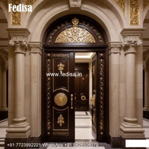 Glass Panel Classic Door New Home Door Design No-8986
