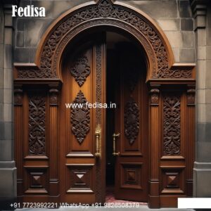 Handcrafted Wooden Door Wood Door Design 2025 No-9042