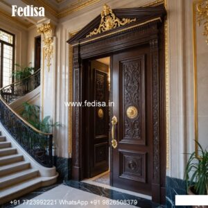 French Classic Doors Folding Grill Door Design No-9049